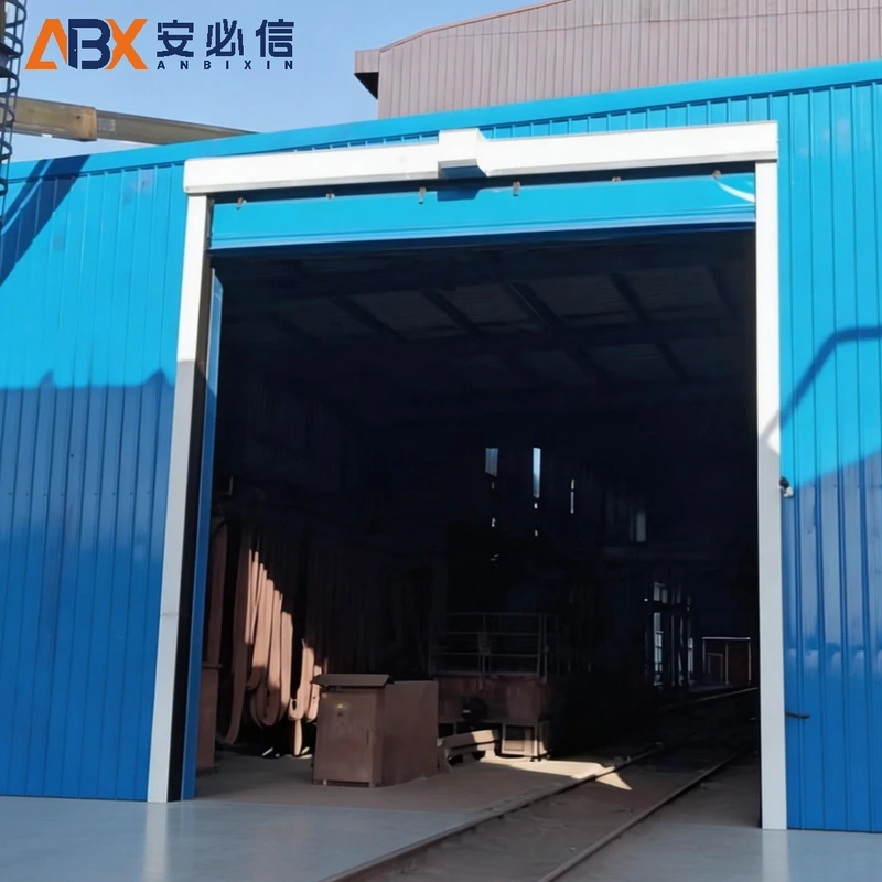 广州市软帘堆积门